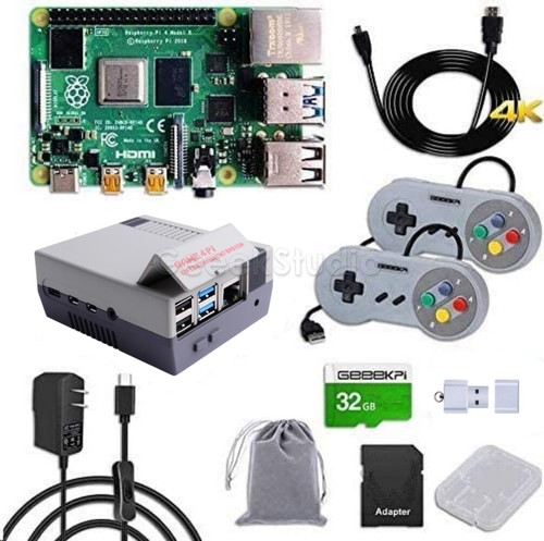 Raspberry Pi 4 Model B 8GB Quad core 64-bit 1.5GHz Bluetooth 5.0 GAME Case Kit - Picture 13 of 13