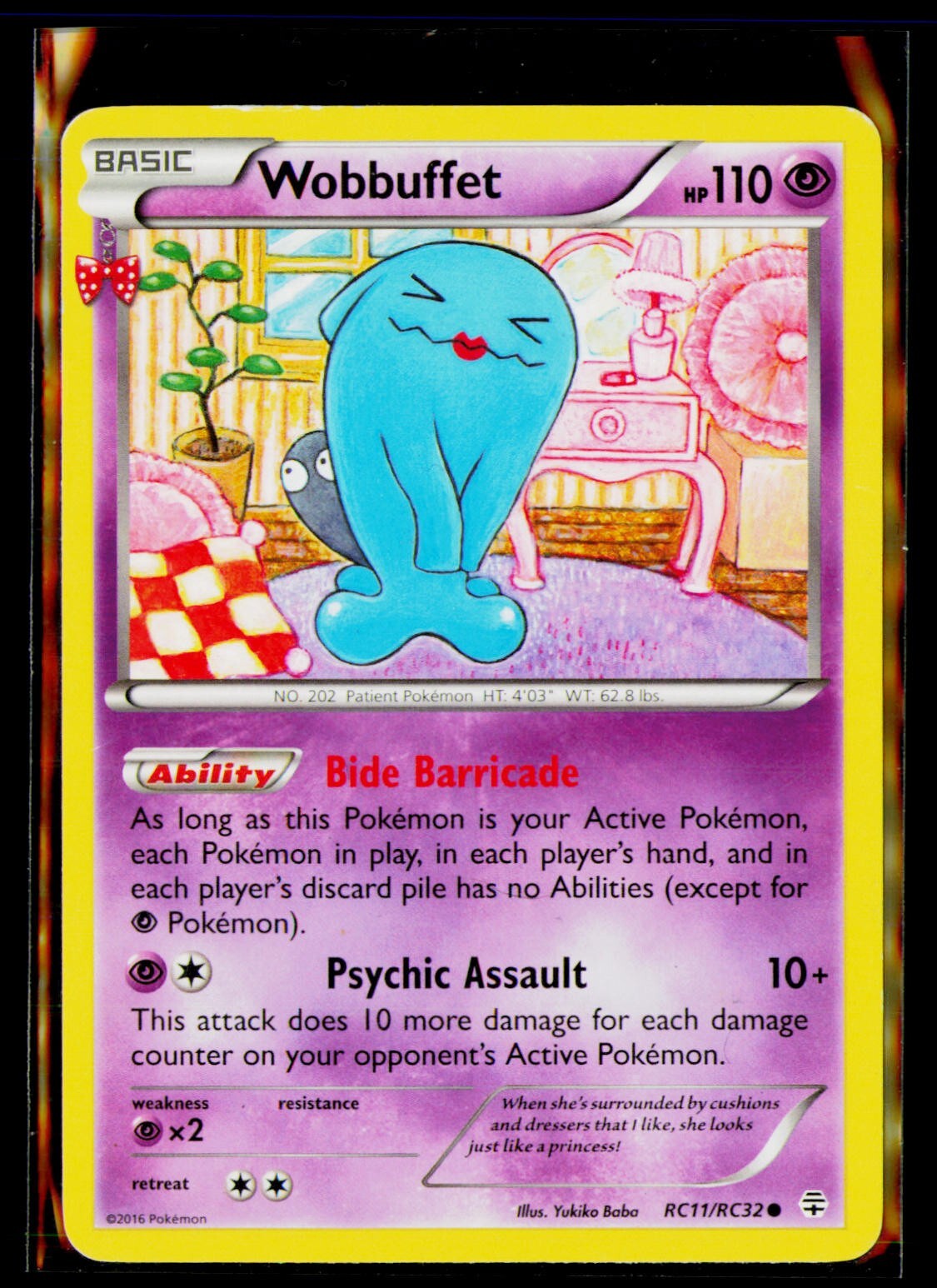 Wobbuffet #RC11/RC32 Pokemon Generations Common Card - MP!