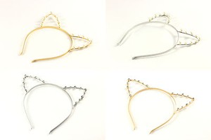 5 Stück Haarreif Mit Katzenohren – Mit Spitze, Strass, Pailletten, In Schwarz, Gold, Silber, Für Party, Cosplay & Kostüm
