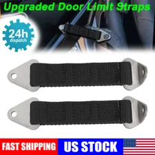 2PCS Upgraded Door Limit Straps For Can-Am Defender & Max Limited 2020-23, Black
