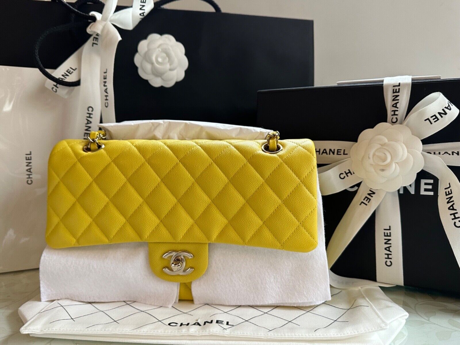 Chanel Yellow Quilted Patent Leather Mini Square Flap Bag at 1stDibs  yellow  chanel bag chanel mini square yellow chanel flap bag yellow
