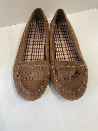 Lands End Women's Driving Shoes Fringe 