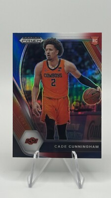 Cade Cunningham - 2021-22 Prizm Draft Picks  Red White & Blue #1 SP Variation