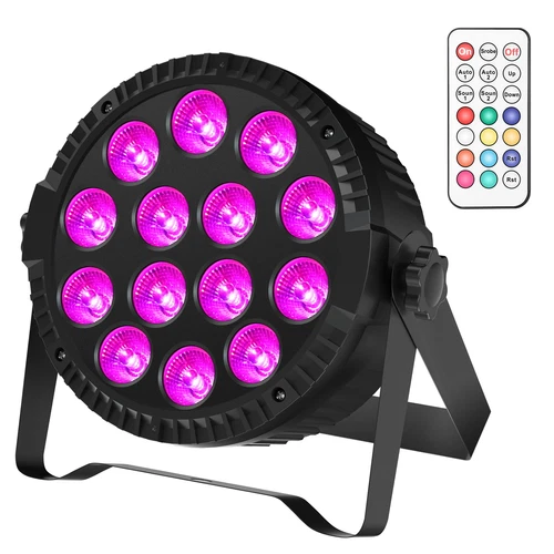 14 LED RGBW Par Can Stage Light 140W DMX512 4in1 Uplighter Effect DJ Disco Party