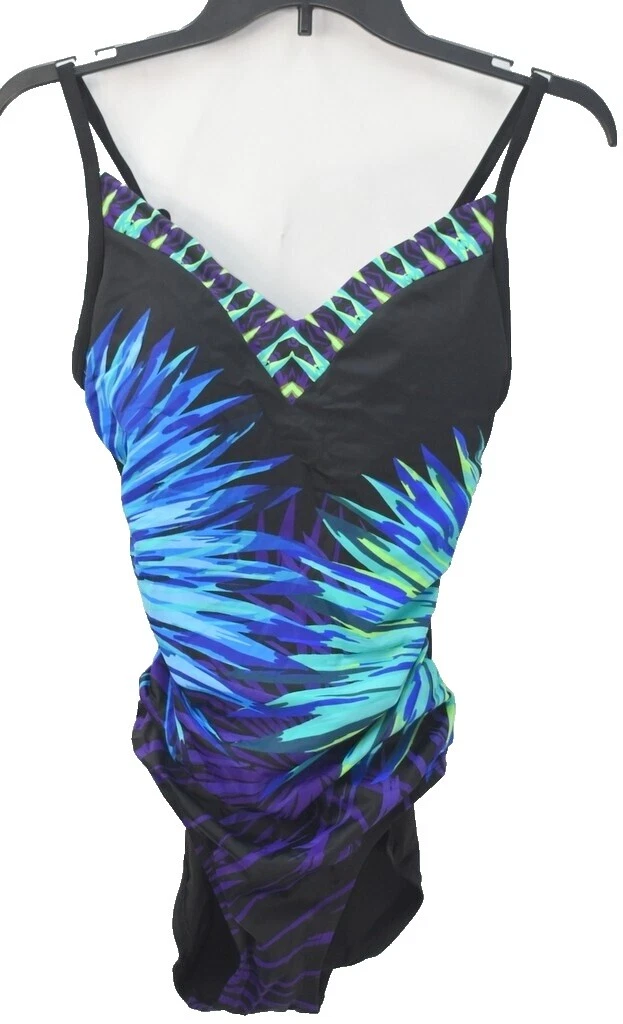 Traje de baño floral Aqua Poliamida para Mujeres