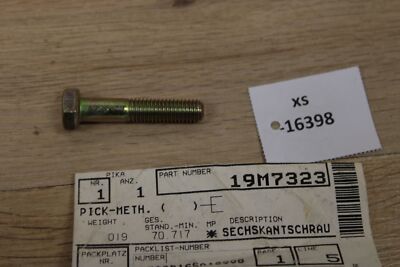 John Deere 19M7323 Hexagonal Head Cap Screw NOS NEU genuine xs16398