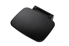 Croydex Black Shower Seat Wall Mounted Fold Away Space Saving, Disability Aid