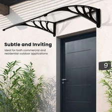 40''x 40'' Window Canopy Door Awning Polycarbonate Front Door Patio House Decor