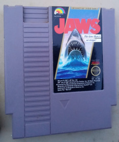 Jaws NES Nintendo Game cartridge Very Good Condition