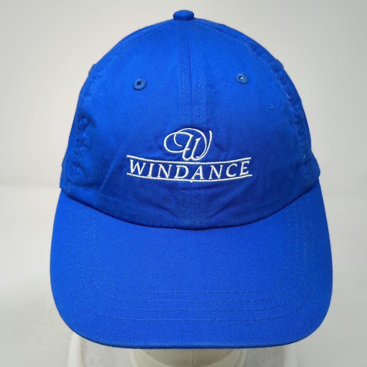 Imperial Baseball Cap Blue One Size Windance Logo Cotton Strapback Golf Hat View 2