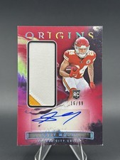 2022 Panini Origins - Rookie Jumbo Jersey Autographs Skyy Moore #169 Red /99