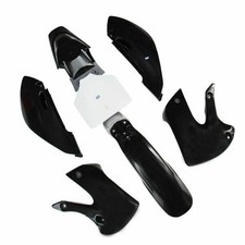 HMParts Verkleidung SET Dirt Pit Bike - 250 ccm KLX-AGB Typ 5 Schwarz