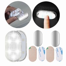 2PCS Wireless LED Interior Light for Car Blue 