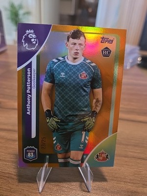 ANTHONY PATTERSON 2025-26 Topps Premier League Orange Rainbow RC #/25