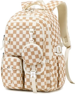 Sisipoet Schulrucksack Mädchen 1-5 Klasse, Kinderrucksack mit Münzbeutel, A