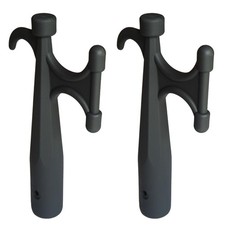 2PCS Nylon Boat Hook,Floating Extension Pole Attachments Push Pole Hook for B...