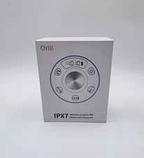 OYIB IPX7 Black Wireless Bluetooth Shower Speaker