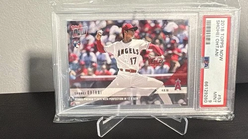 2018 Topps Now Shohei Ohtani 53 PSA 9