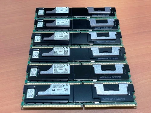 6x Intel NMA1XXD128GPS QTY FAST SHIP Intel Optane 128GB DDR4 PC4-2666 288p DCPMM