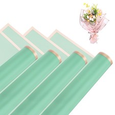 Flower Wrapping Paper, 56cm/22 Inch Blue Packaging Papers, Pack of 20