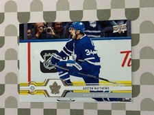 2019-20 Upper Deck Series 1 Auston Matthews #1 Toronto Maple Leafs (W)