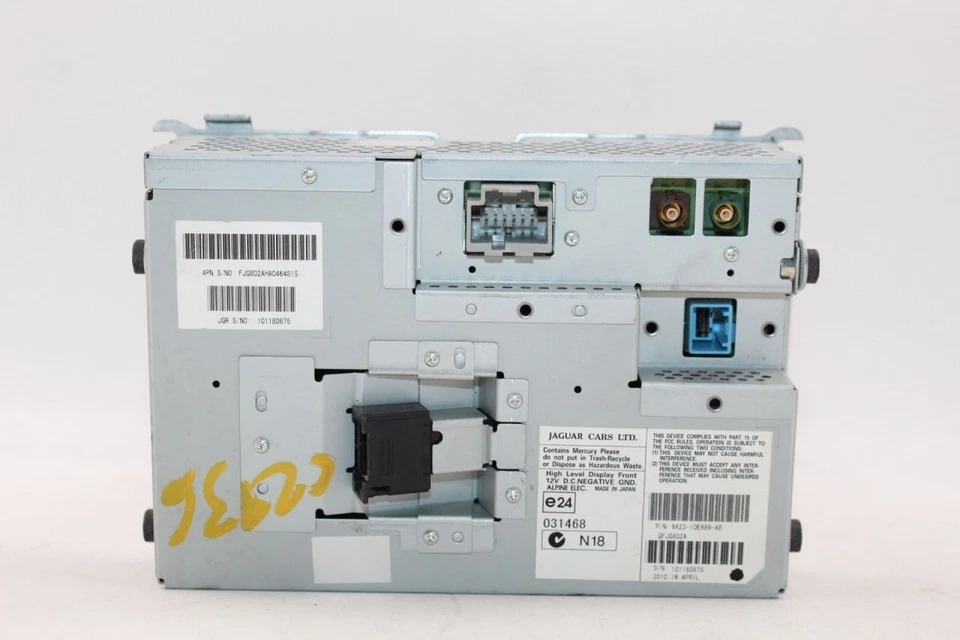 Info-GPS-TV Screen Display Fits 2010-2011 JAGUAR XF OEM #41299 - Image 2 of 4