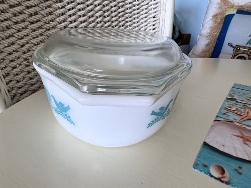 Cazuela Pyrex Bluebird 043 1,5 qt de colección con tapa, excelente estado - Imagen 4 de 11