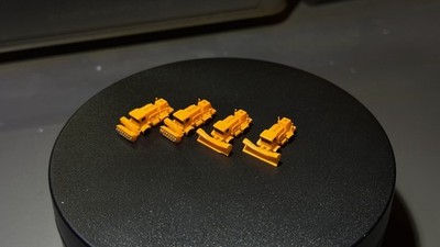 4 Pack - 1/400 Oshkosh h Series Blowers. Airport GSE, Server Vehicles. NG,GJ,PHX