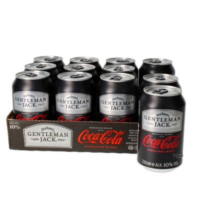 Jack Daniel's Gentleman Jack & Coca-Cola 12x0,33l, alc. 10 vol.-%