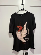 Black Men’s Goth Cyberpunk Woman Graphic T-Shirt