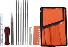 Hipa 12 Pack Chainsaw File, Chainsaw Sharpener Kit, 5/32", 3/16", 7/32", 1/8", 1