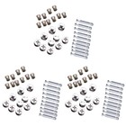  3 Pack Cabinet Connectors Cam Bolts for Furniture Side Connecting Fittings
