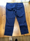 7th Avenue New York & Company Sz 14 Navy Blue Capri Crop Pants — photo 7