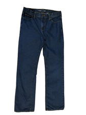 Old Navy boys Straight Built In Tough Jean size 18 x 30" inseam Adjustable Waist