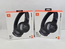 JBL Live 675NC Wireless Bluetooth Headphones ANC Deep Bass w/ Microphone 2 Pairs