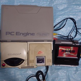 NEC PC Engine PI-TG001 Console + Interface Unit IFU-30 CD-ROM2 System Tested