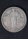 1917 P Standing Liberty Silver Quarter Dollar, Type 1. Looks Full Head.