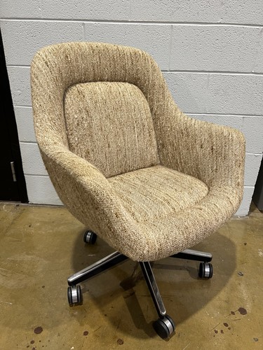 NICE Knoll Max Pearson Executive Desk Chair Hand woven European Fabric 8x avail
