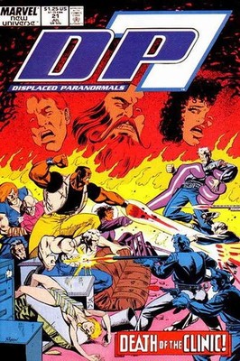 D.P.7 #21 FN; Marvel | New Universe Mark Gruenwald - w/Bag+Board