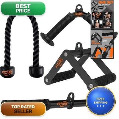 Fitarc Cable Machine Attachment Set LAT Pulldown Accessories Home Gym