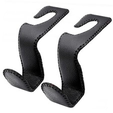 Headrest Hooks for Purses and Bags Pack Car Seat Hooks for Grocery Bag 2 Black