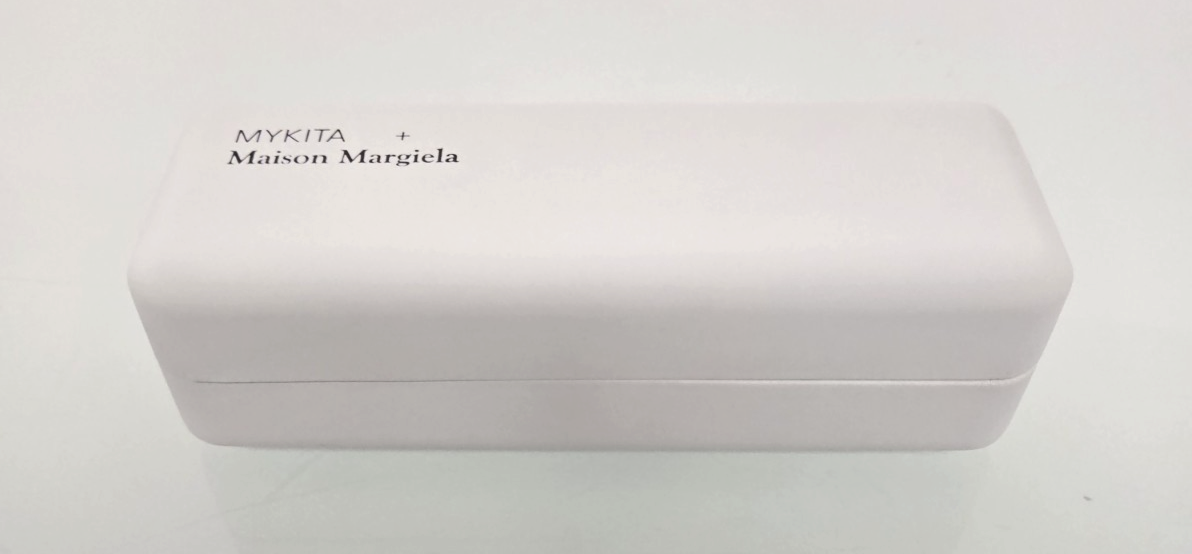 Mykita Hard White Glasses Maison Margiela Case Large XL With Box