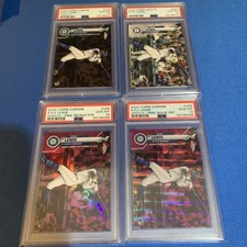 2020 Topps Chrome Update #U-59 Kyle Lewis PSA 10 Lot Of 4 Pink & Pink Wave Ref.