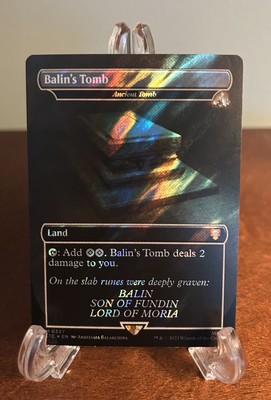 バーリンの墓　マジック：ザ・ギャザリング MTG Balin's Tomb (Ancient Tomb) Surge Foil Lord of the Rings Magic