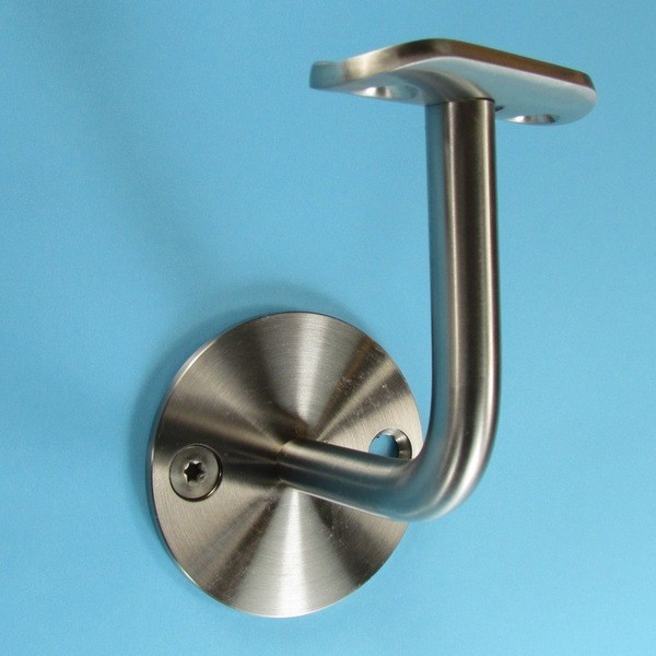 Handlauf TräGer Edelstahl V2A FüR Wandlauf Halter Rohr 42,4 Mm TräGerplatte-image