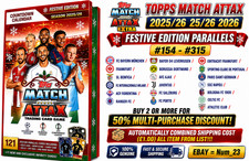Topps Match Attax Champions League 25/26 Festive Edition Parallels #154 - #315
