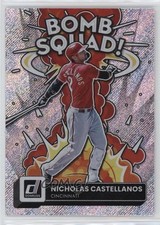 2022 Panini Donruss Bomb Squad Rapture Nick Castellanos Nicholas #BS-10 0rd2