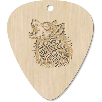 7 x ''Howling Wolf'' Gitarren-Plektren/Anhänger (GP00034358)