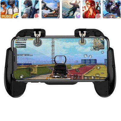 Mobile Phone PUBG Game Controller L1R1 Shoot and Aim Trigger Joystick Ergonom...