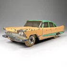 Vintage ~1960-63 DINKY TOYS #178 PLYMOUTH PLAZA England Toy Car Pink / Green